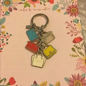 COACH HANDBAG MIX KEYCHAIN